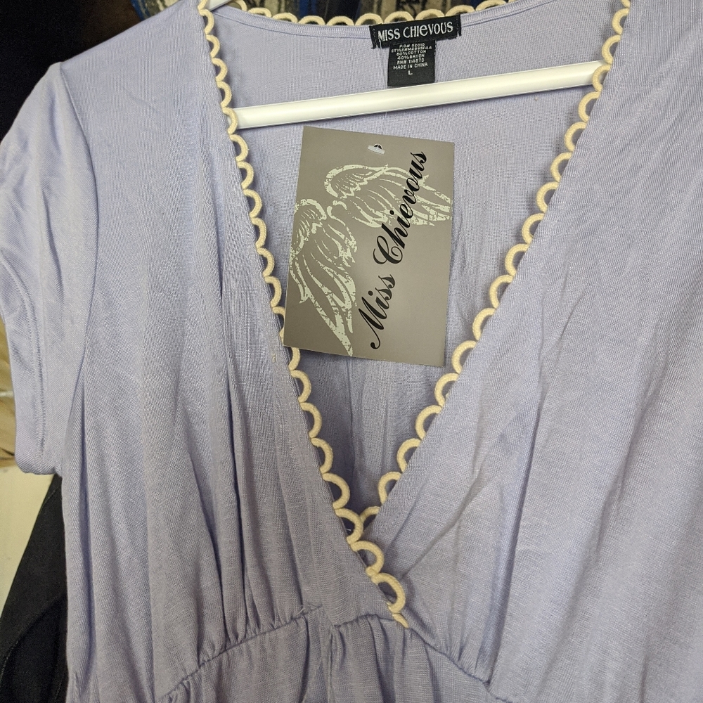 Miss Chievous purple dress sz L